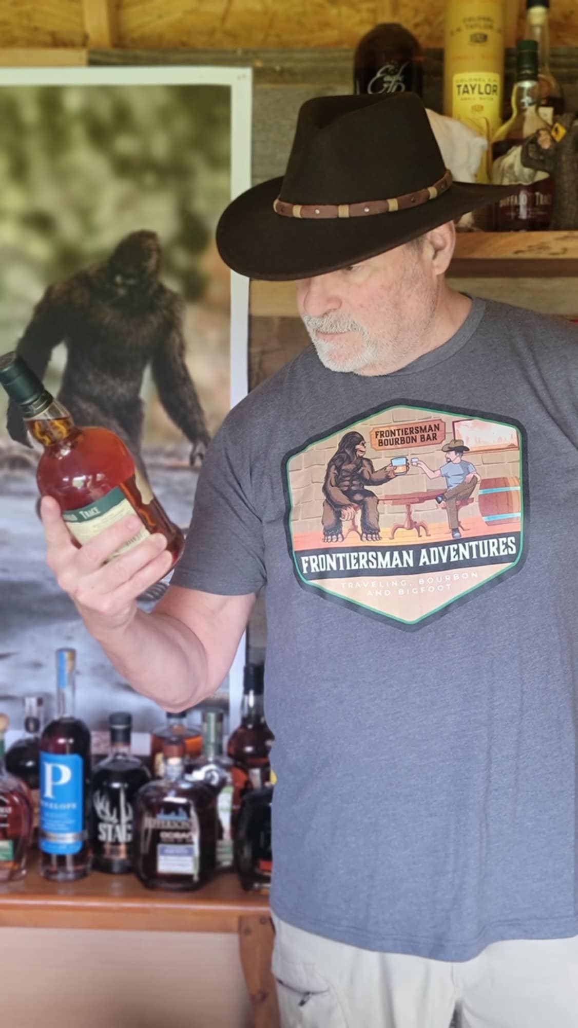Frontiersman Bourbon Bar Heavy Metal Triblend T-shirt