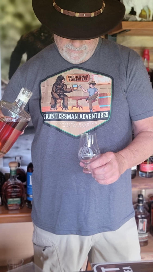 Frontiersman Bourbon Bar Heavy Metal Triblend T-shirt
